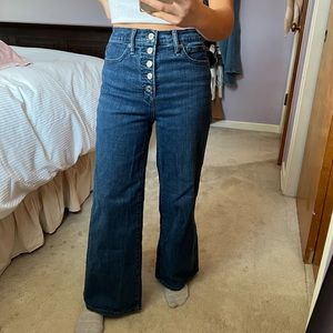 NWOT gap high rise wide leg jeans